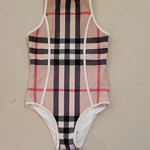 Burberry Plaid Swimsuit